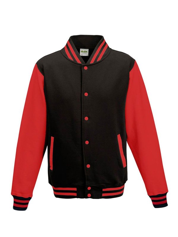 jet black/fire red